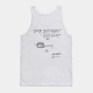 Bio-instrumentation Apparatus Vintage Patent Hand Drawing Tank Top